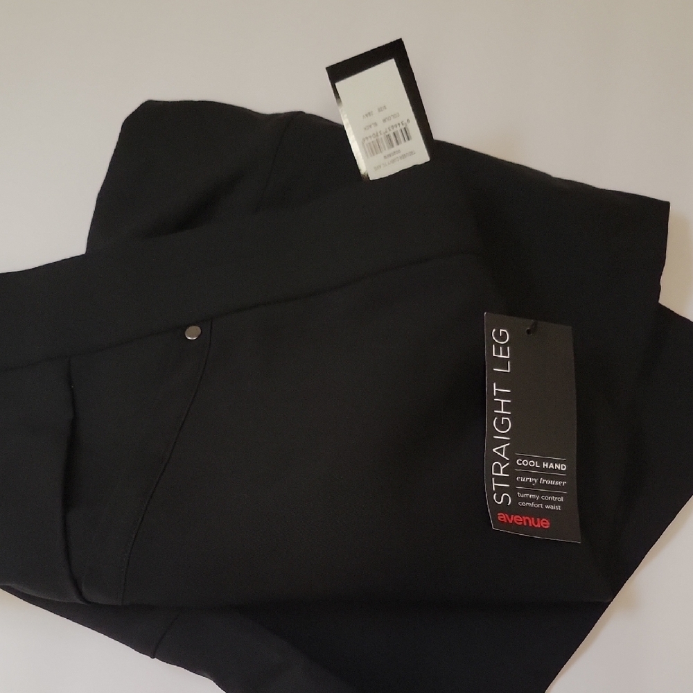 Avenue Black Chino Pants Professional Style